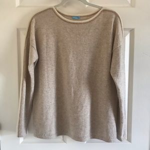 J. McLaughlin Cream Sweater | S